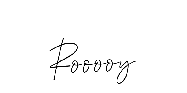 Design your own signature with our free online signature maker. With this signature software, you can create a handwritten (Allison_Script) signature for name Rooooy. Rooooy signature style 2 images and pictures png