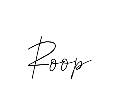 Also we have Roop name is the best signature style. Create professional handwritten signature collection using Allison_Script autograph style. Roop signature style 2 images and pictures png