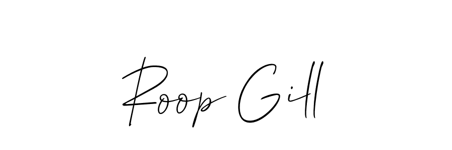 Similarly Allison_Script is the best handwritten signature design. Signature creator online .You can use it as an online autograph creator for name Roop Gill. Roop Gill signature style 2 images and pictures png