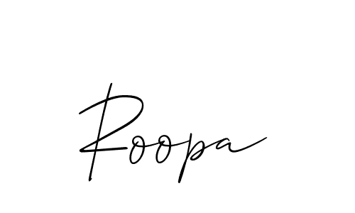 You should practise on your own different ways (Allison_Script) to write your name (Roopa) in signature. don't let someone else do it for you. Roopa signature style 2 images and pictures png