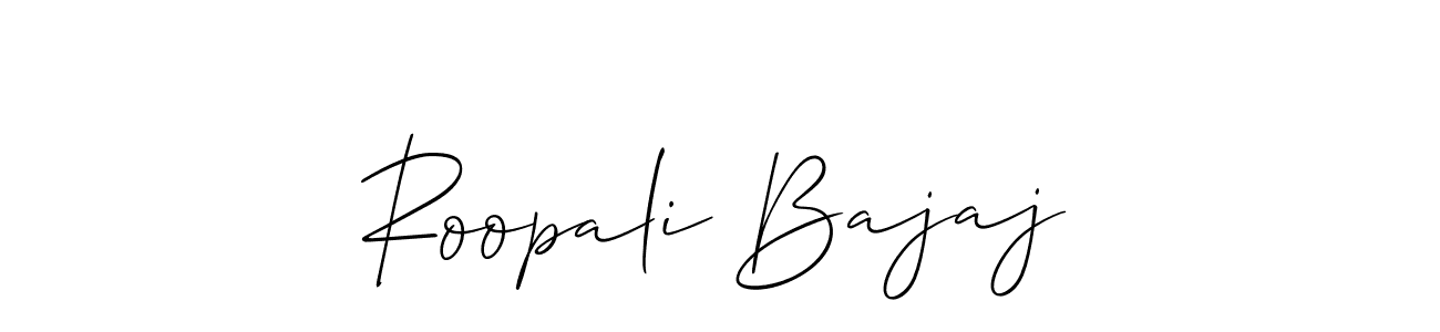 Here are the top 10 professional signature styles for the name Roopali Bajaj. These are the best autograph styles you can use for your name. Roopali Bajaj signature style 2 images and pictures png