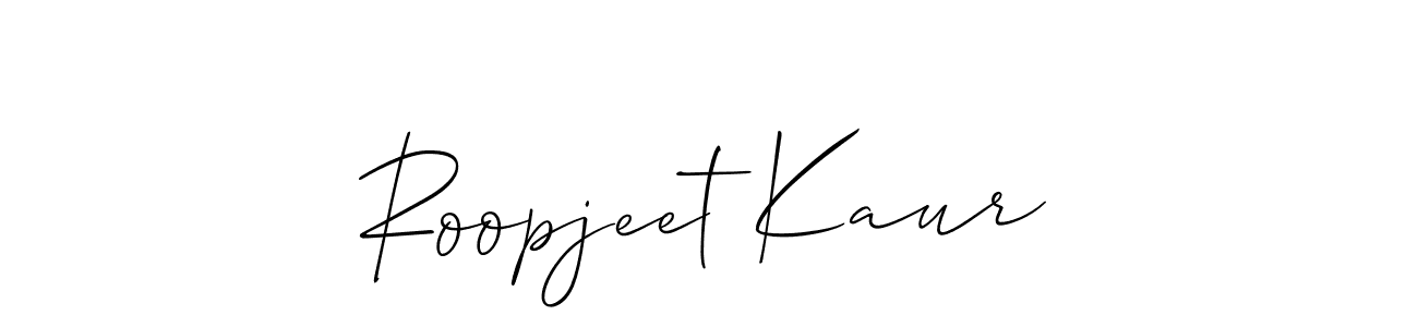 Best and Professional Signature Style for Roopjeet Kaur. Allison_Script Best Signature Style Collection. Roopjeet Kaur signature style 2 images and pictures png