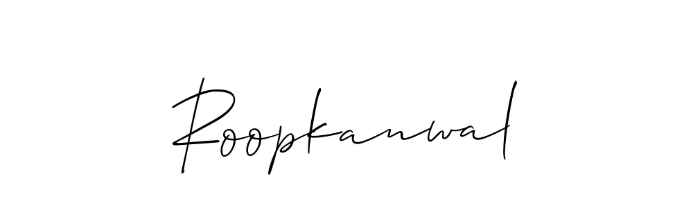 Make a beautiful signature design for name Roopkanwal. Use this online signature maker to create a handwritten signature for free. Roopkanwal signature style 2 images and pictures png