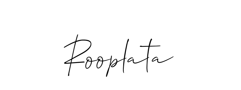 Make a beautiful signature design for name Rooplata. Use this online signature maker to create a handwritten signature for free. Rooplata signature style 2 images and pictures png