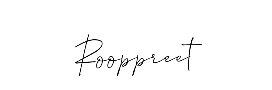 Also we have Rooppreet name is the best signature style. Create professional handwritten signature collection using Allison_Script autograph style. Rooppreet signature style 2 images and pictures png