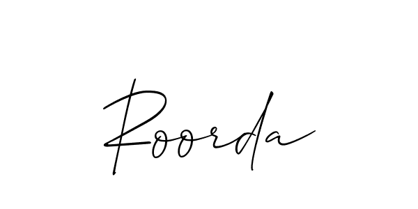 Make a beautiful signature design for name Roorda. Use this online signature maker to create a handwritten signature for free. Roorda signature style 2 images and pictures png