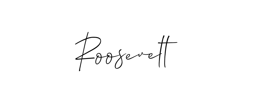 Create a beautiful signature design for name Roosevelt. With this signature (Allison_Script) fonts, you can make a handwritten signature for free. Roosevelt signature style 2 images and pictures png