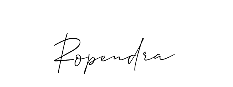 You can use this online signature creator to create a handwritten signature for the name Ropendra. This is the best online autograph maker. Ropendra signature style 2 images and pictures png