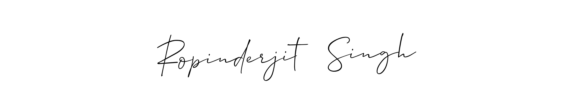 How to make Ropinderjit   Singh signature? Allison_Script is a professional autograph style. Create handwritten signature for Ropinderjit   Singh name. Ropinderjit   Singh signature style 2 images and pictures png