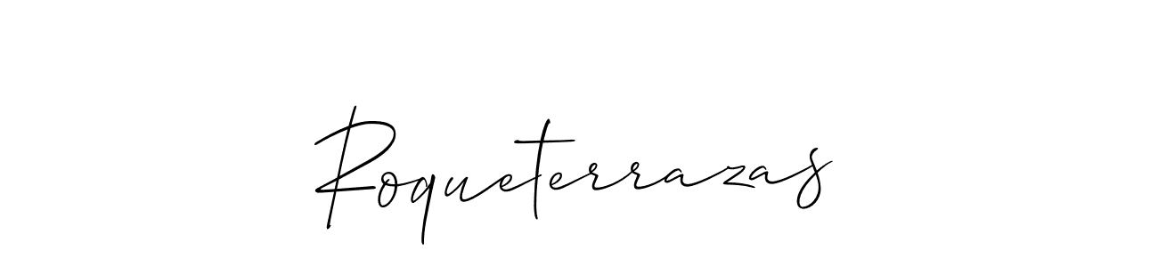 How to Draw Roqueterrazas signature style? Allison_Script is a latest design signature styles for name Roqueterrazas. Roqueterrazas signature style 2 images and pictures png