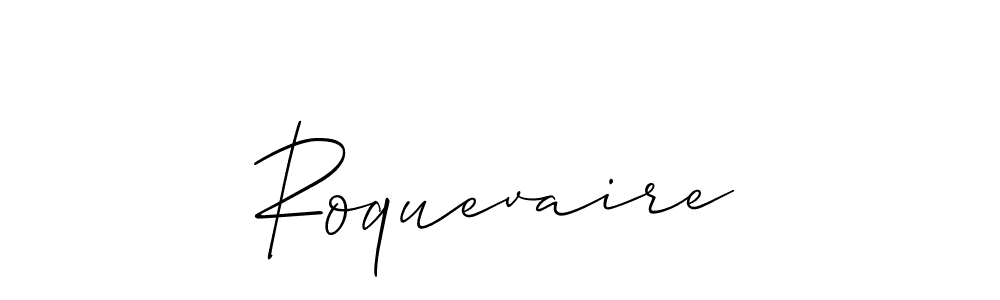 It looks lik you need a new signature style for name Roquevaire. Design unique handwritten (Allison_Script) signature with our free signature maker in just a few clicks. Roquevaire signature style 2 images and pictures png