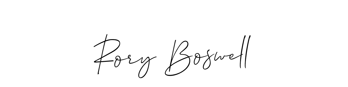 Make a beautiful signature design for name Rory Boswell. Use this online signature maker to create a handwritten signature for free. Rory Boswell signature style 2 images and pictures png