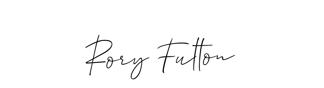 Create a beautiful signature design for name Rory Fulton. With this signature (Allison_Script) fonts, you can make a handwritten signature for free. Rory Fulton signature style 2 images and pictures png