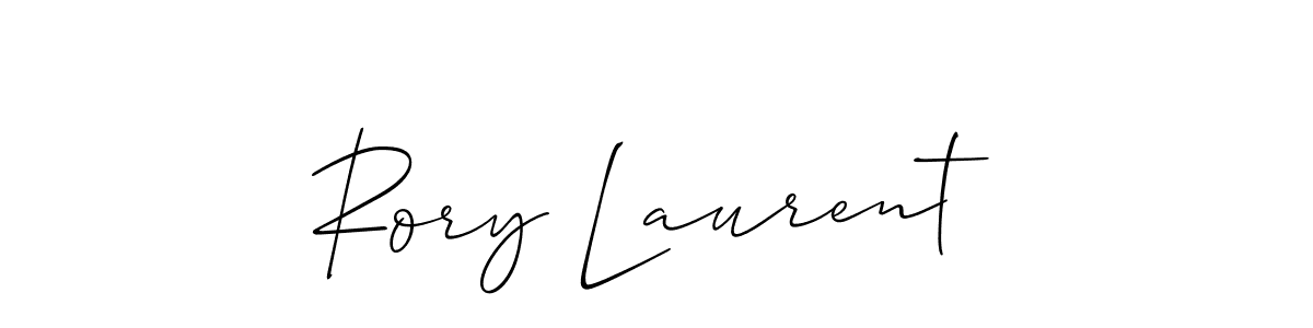 How to Draw Rory Laurent signature style? Allison_Script is a latest design signature styles for name Rory Laurent. Rory Laurent signature style 2 images and pictures png