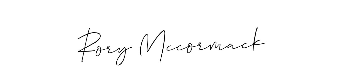 Create a beautiful signature design for name Rory Mccormack. With this signature (Allison_Script) fonts, you can make a handwritten signature for free. Rory Mccormack signature style 2 images and pictures png