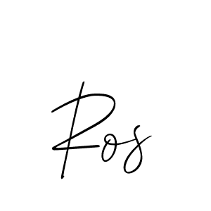 Make a beautiful signature design for name Ros. Use this online signature maker to create a handwritten signature for free. Ros signature style 2 images and pictures png