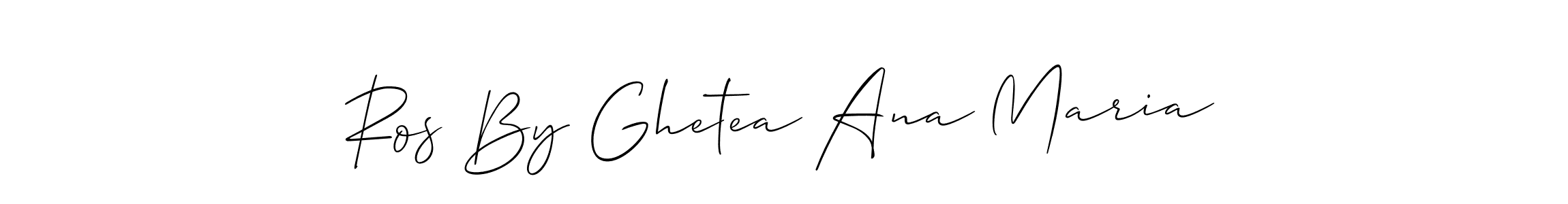 if you are searching for the best signature style for your name Ros By Ghetea Ana Maria. so please give up your signature search. here we have designed multiple signature styles  using Allison_Script. Ros By Ghetea Ana Maria signature style 2 images and pictures png