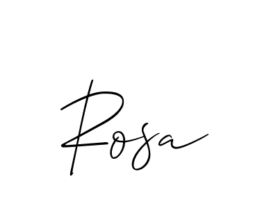 Rosa stylish signature style. Best Handwritten Sign (Allison_Script) for my name. Handwritten Signature Collection Ideas for my name Rosa. Rosa signature style 2 images and pictures png