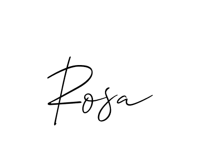 Rosa stylish signature style. Best Handwritten Sign (Allison_Script) for my name. Handwritten Signature Collection Ideas for my name Rosa. Rosa signature style 2 images and pictures png