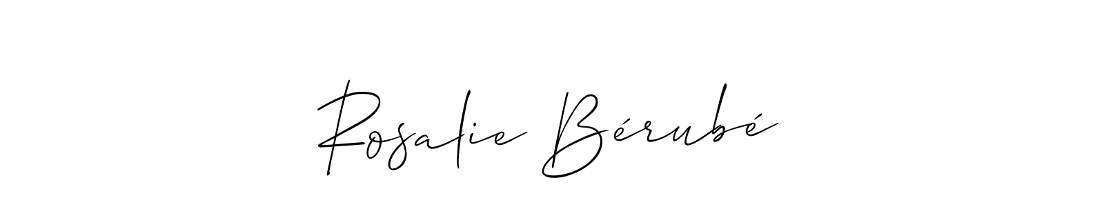 How to Draw Rosalie Bérubé signature style? Allison_Script is a latest design signature styles for name Rosalie Bérubé. Rosalie Bérubé signature style 2 images and pictures png