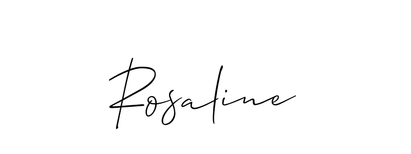 How to Draw Rosaline signature style? Allison_Script is a latest design signature styles for name Rosaline. Rosaline signature style 2 images and pictures png