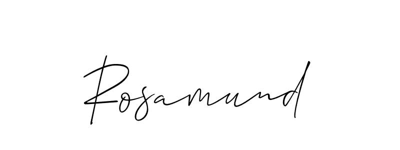 Make a short Rosamund signature style. Manage your documents anywhere anytime using Allison_Script. Create and add eSignatures, submit forms, share and send files easily. Rosamund signature style 2 images and pictures png