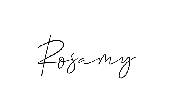 Best and Professional Signature Style for Rosamy. Allison_Script Best Signature Style Collection. Rosamy signature style 2 images and pictures png