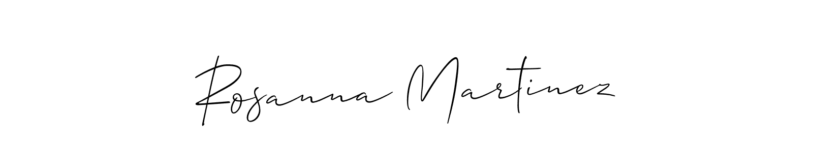 Similarly Allison_Script is the best handwritten signature design. Signature creator online .You can use it as an online autograph creator for name Rosanna Martinez. Rosanna Martinez signature style 2 images and pictures png