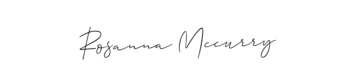 How to make Rosanna Mccurry signature? Allison_Script is a professional autograph style. Create handwritten signature for Rosanna Mccurry name. Rosanna Mccurry signature style 2 images and pictures png