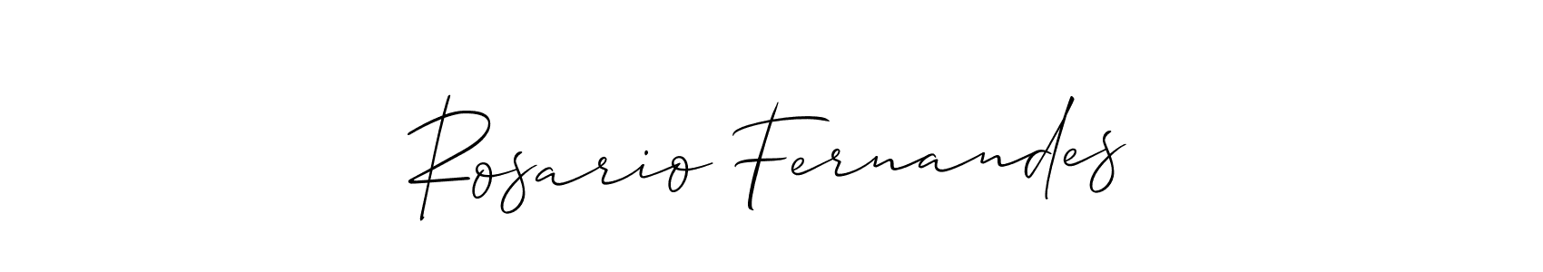 Make a beautiful signature design for name Rosario Fernandes. Use this online signature maker to create a handwritten signature for free. Rosario Fernandes signature style 2 images and pictures png