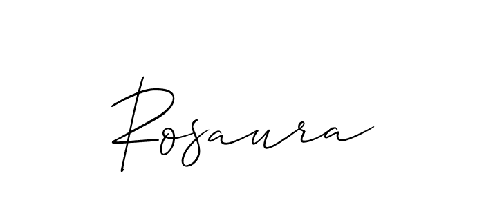How to make Rosaura signature? Allison_Script is a professional autograph style. Create handwritten signature for Rosaura name. Rosaura signature style 2 images and pictures png
