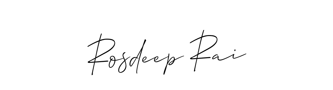 This is the best signature style for the Rosdeep Rai name. Also you like these signature font (Allison_Script). Mix name signature. Rosdeep Rai signature style 2 images and pictures png