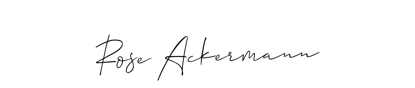 Create a beautiful signature design for name Rose Ackermann. With this signature (Allison_Script) fonts, you can make a handwritten signature for free. Rose Ackermann signature style 2 images and pictures png