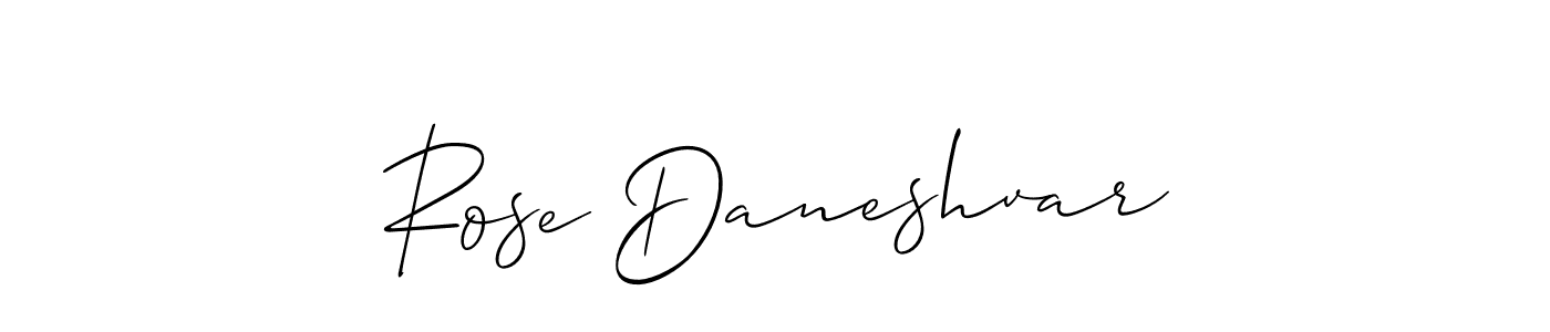 Check out images of Autograph of Rose Daneshvar name. Actor Rose Daneshvar Signature Style. Allison_Script is a professional sign style online. Rose Daneshvar signature style 2 images and pictures png