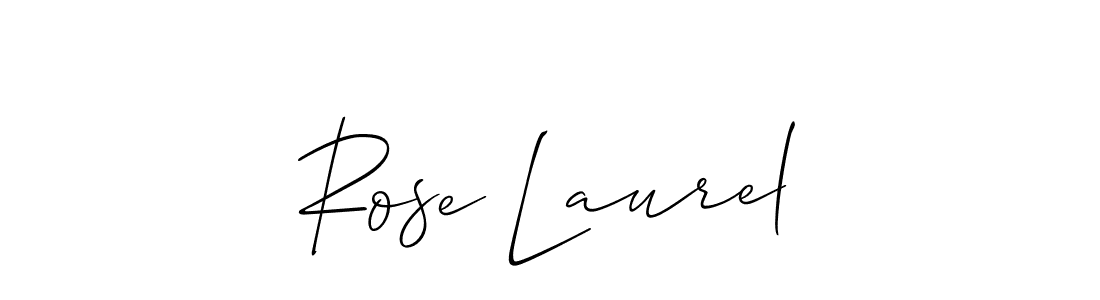 Once you've used our free online signature maker to create your best signature Allison_Script style, it's time to enjoy all of the benefits that Rose Laurel name signing documents. Rose Laurel signature style 2 images and pictures png