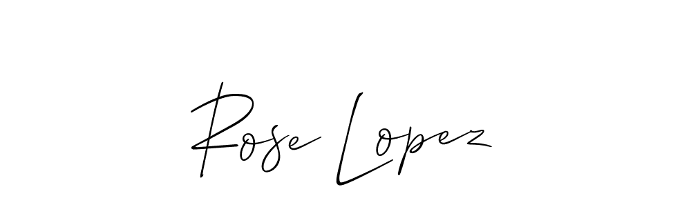 Also You can easily find your signature by using the search form. We will create Rose Lopez name handwritten signature images for you free of cost using Allison_Script sign style. Rose Lopez signature style 2 images and pictures png