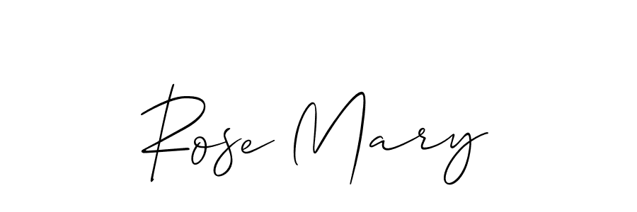 Create a beautiful signature design for name Rose Mary. With this signature (Allison_Script) fonts, you can make a handwritten signature for free. Rose Mary signature style 2 images and pictures png