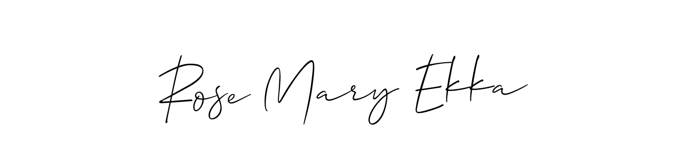 Similarly Allison_Script is the best handwritten signature design. Signature creator online .You can use it as an online autograph creator for name Rose Mary Ekka. Rose Mary Ekka signature style 2 images and pictures png