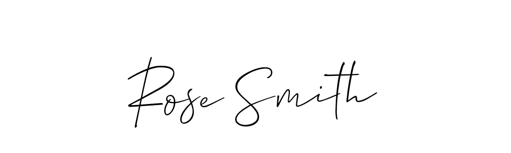 Similarly Allison_Script is the best handwritten signature design. Signature creator online .You can use it as an online autograph creator for name Rose Smith. Rose Smith signature style 2 images and pictures png