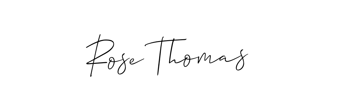 How to make Rose Thomas signature? Allison_Script is a professional autograph style. Create handwritten signature for Rose Thomas name. Rose Thomas signature style 2 images and pictures png