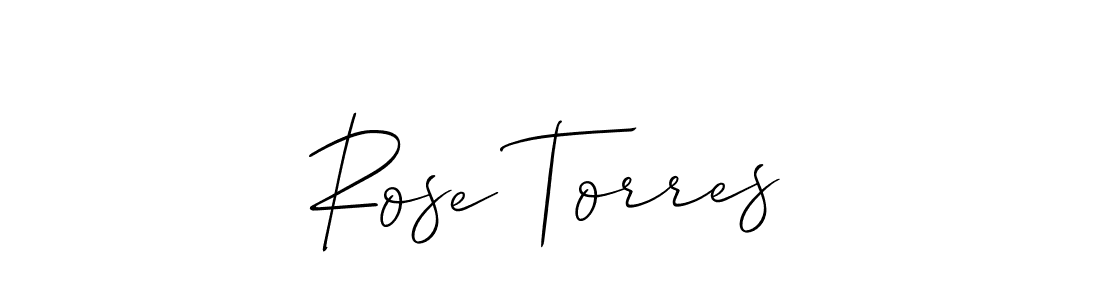 Also we have Rose Torres name is the best signature style. Create professional handwritten signature collection using Allison_Script autograph style. Rose Torres signature style 2 images and pictures png