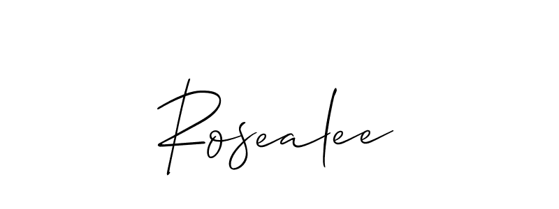 This is the best signature style for the Rosealee name. Also you like these signature font (Allison_Script). Mix name signature. Rosealee signature style 2 images and pictures png