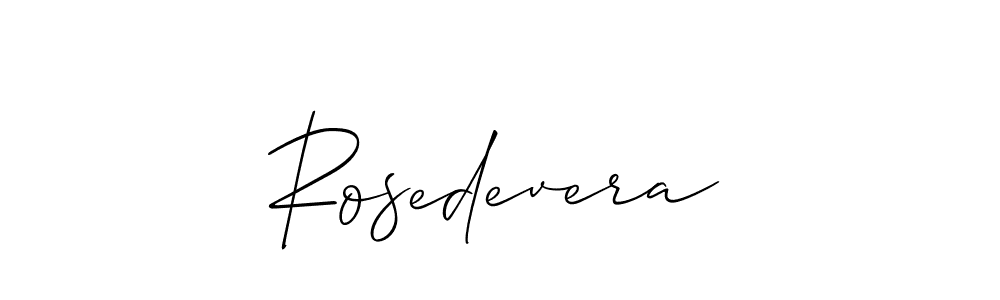Also we have Rosedevera name is the best signature style. Create professional handwritten signature collection using Allison_Script autograph style. Rosedevera signature style 2 images and pictures png
