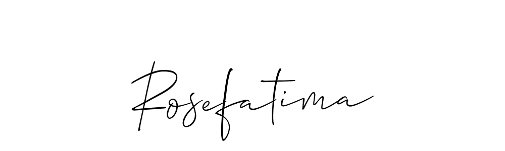 How to Draw Rosefatima signature style? Allison_Script is a latest design signature styles for name Rosefatima. Rosefatima signature style 2 images and pictures png