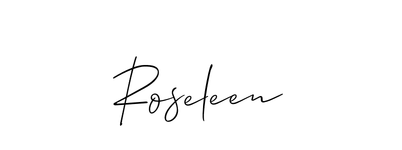 Make a beautiful signature design for name Roseleen. Use this online signature maker to create a handwritten signature for free. Roseleen signature style 2 images and pictures png
