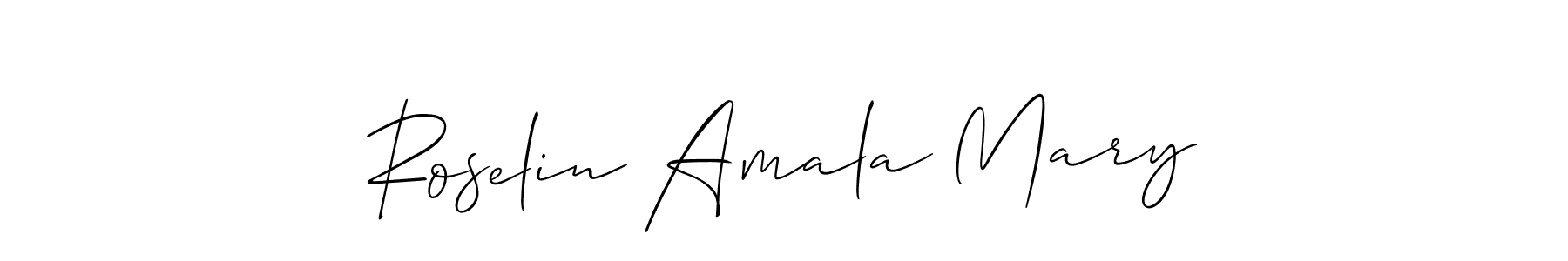Also You can easily find your signature by using the search form. We will create Roselin Amala Mary name handwritten signature images for you free of cost using Allison_Script sign style. Roselin Amala Mary signature style 2 images and pictures png
