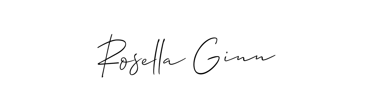 Best and Professional Signature Style for Rosella Ginn. Allison_Script Best Signature Style Collection. Rosella Ginn signature style 2 images and pictures png