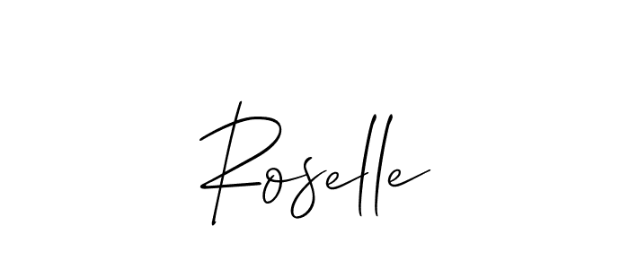You can use this online signature creator to create a handwritten signature for the name Roselle. This is the best online autograph maker. Roselle signature style 2 images and pictures png