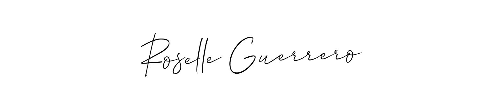 Once you've used our free online signature maker to create your best signature Allison_Script style, it's time to enjoy all of the benefits that Roselle Guerrero name signing documents. Roselle Guerrero signature style 2 images and pictures png