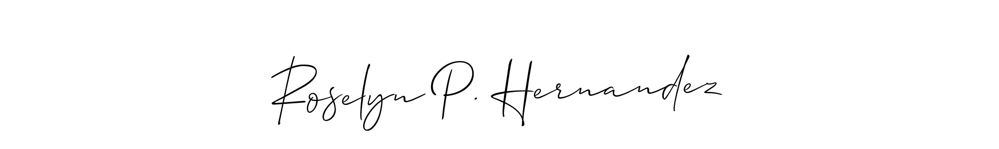 You can use this online signature creator to create a handwritten signature for the name Roselyn P. Hernandez. This is the best online autograph maker. Roselyn P. Hernandez signature style 2 images and pictures png